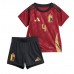 Echipament fotbal Belgia Wout Faes #4 Tricou Acasa European 2024 pentru copii maneca scurta (+ Pantaloni scurti)